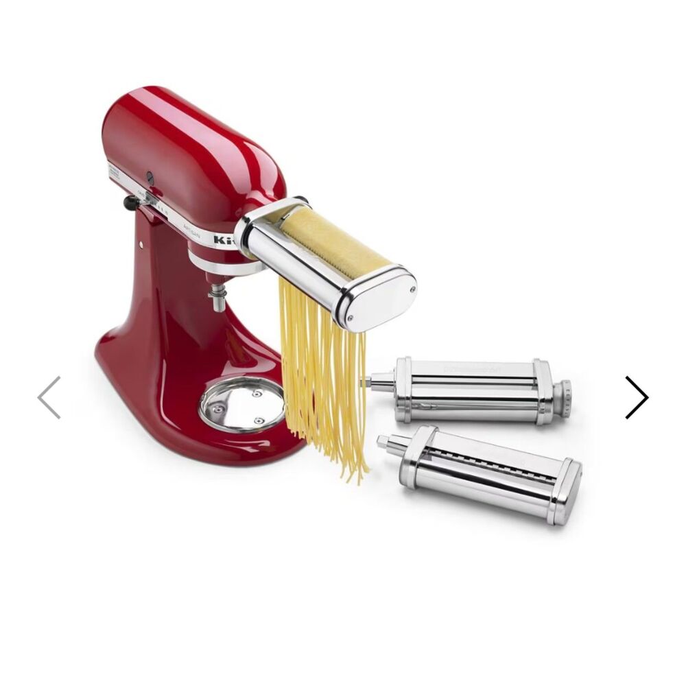 NEW KitchenAid 3-Piece Pasta Roller & Cutter Set